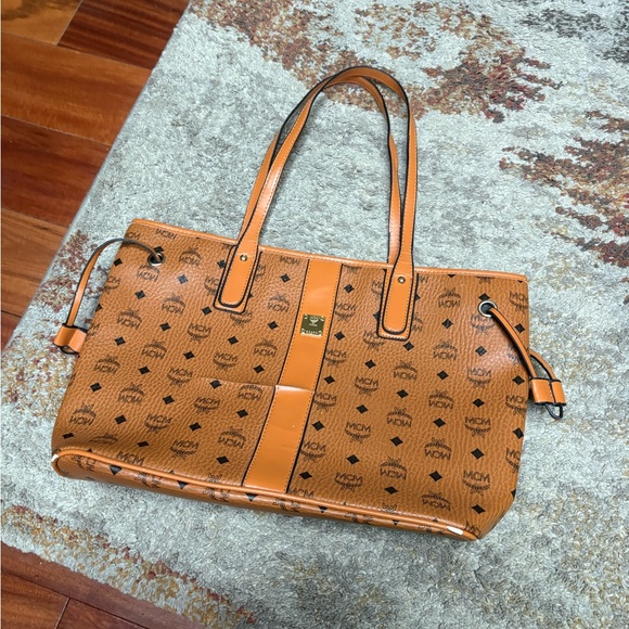 MCM Women's Tan Tote Bag - Picture 1 of 12